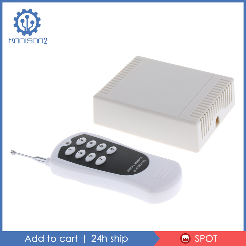 Công Tắc Wifi Không Dây Thông Minh 8 Kênh Koolsoo2 12v 433 / 315mhz