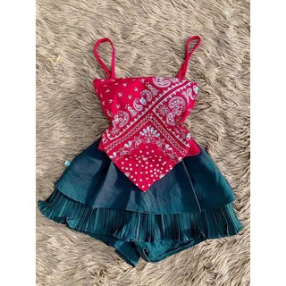 Áo 2 dây khăn badana thổ cẩm - B5NZ7P