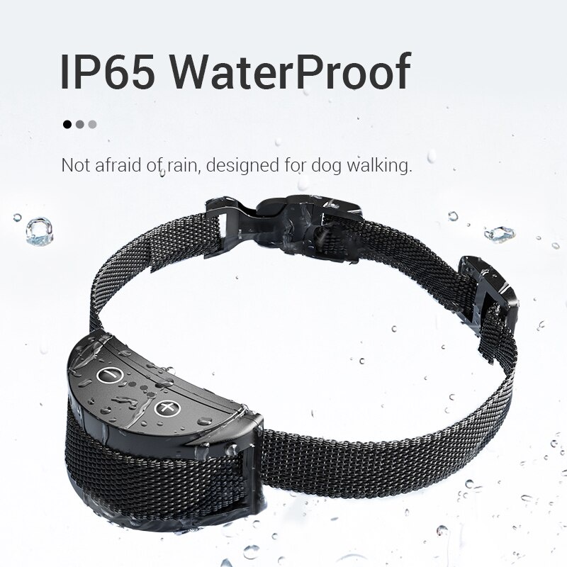 ROJECO Vòng Cổ Huấn Luyện Chó Chống Sủa Có Thể Sạc Lại Bằng Điện