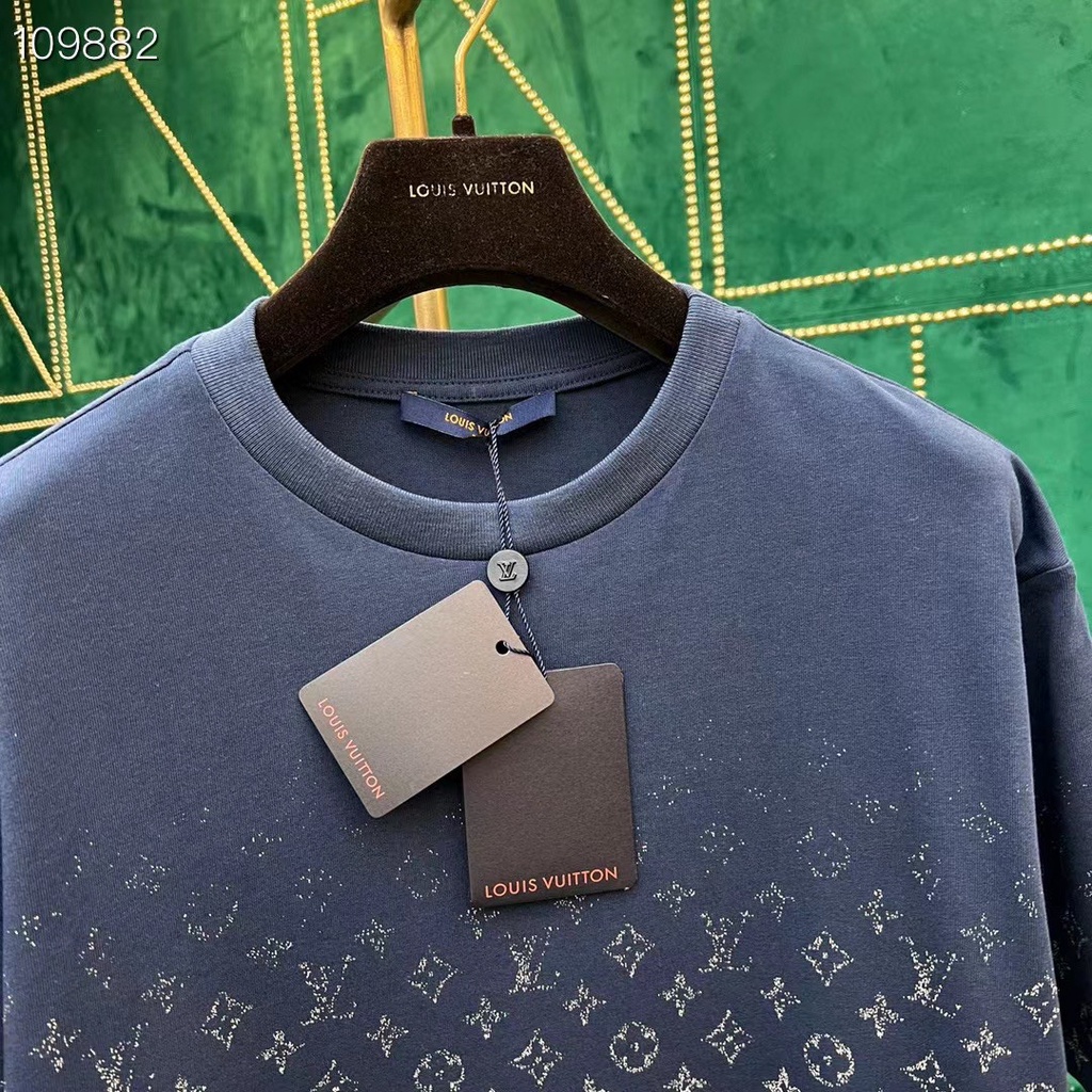 Áo Thun cotton Tay Ngắn Cổ Tròn In logo Lllvv Thời Trang Chất Lượng Cao