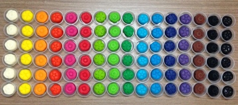 Bột nặn đất nặn an toàn TEDU - Hủ 70 gram