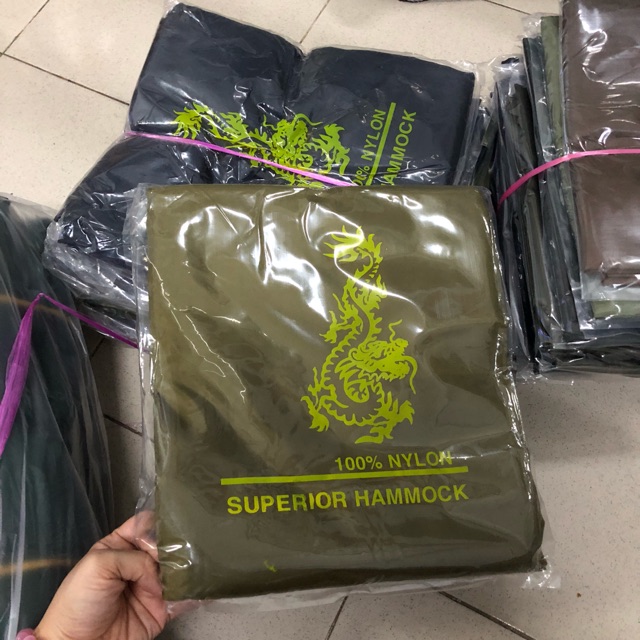 ‼️Hình Thật‼️Võng dù con rồng Đài Loan thật 2 lớp 2m4