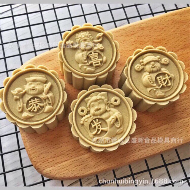 KHUÔN BÁNH TRUNG THU PHÚC LỘC THỌ TÀI 50GR