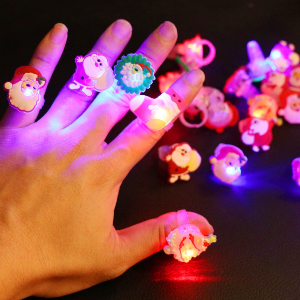 Nhẫn Đèn led Phát Sáng Hình Đầu Lâu / Bí Ngô Dễ Thương Trang Trí halloween Cho Trẻ Em