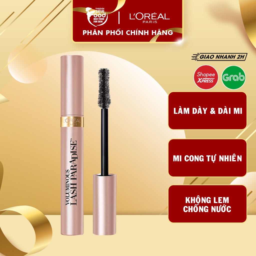 Mascara Làm Dài Và Dày Mi L'Oreal Voluminous Lash Paradise Mascara 7,6ml