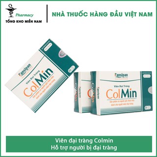 Viên uống Colmin / Viên đại tràng Colmin – Hỗ trợ người bị đại tràng – Hộp 20 viên – Tổng Kho MiềnNam