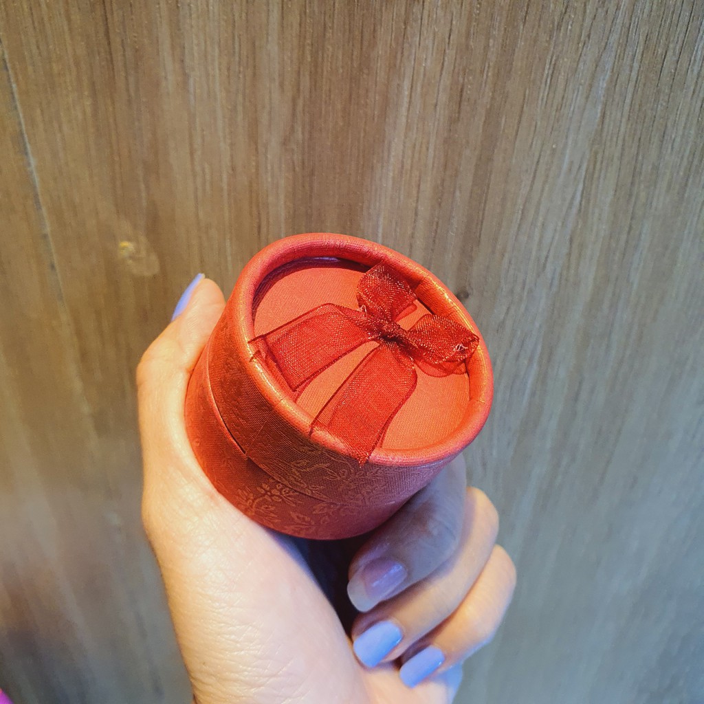 Hộp đựng nhẫn bông tai tròn nhiều màu xinh xắn sang trọng (lốc 12 hộp)