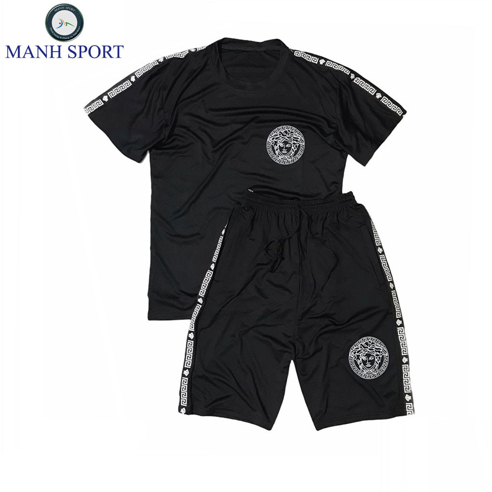 Bộ Thể Thao Nam Cả Quần Và Áo Chất Thun Co Giãn Thấm Hút Mồ Hôi Form Body [39]