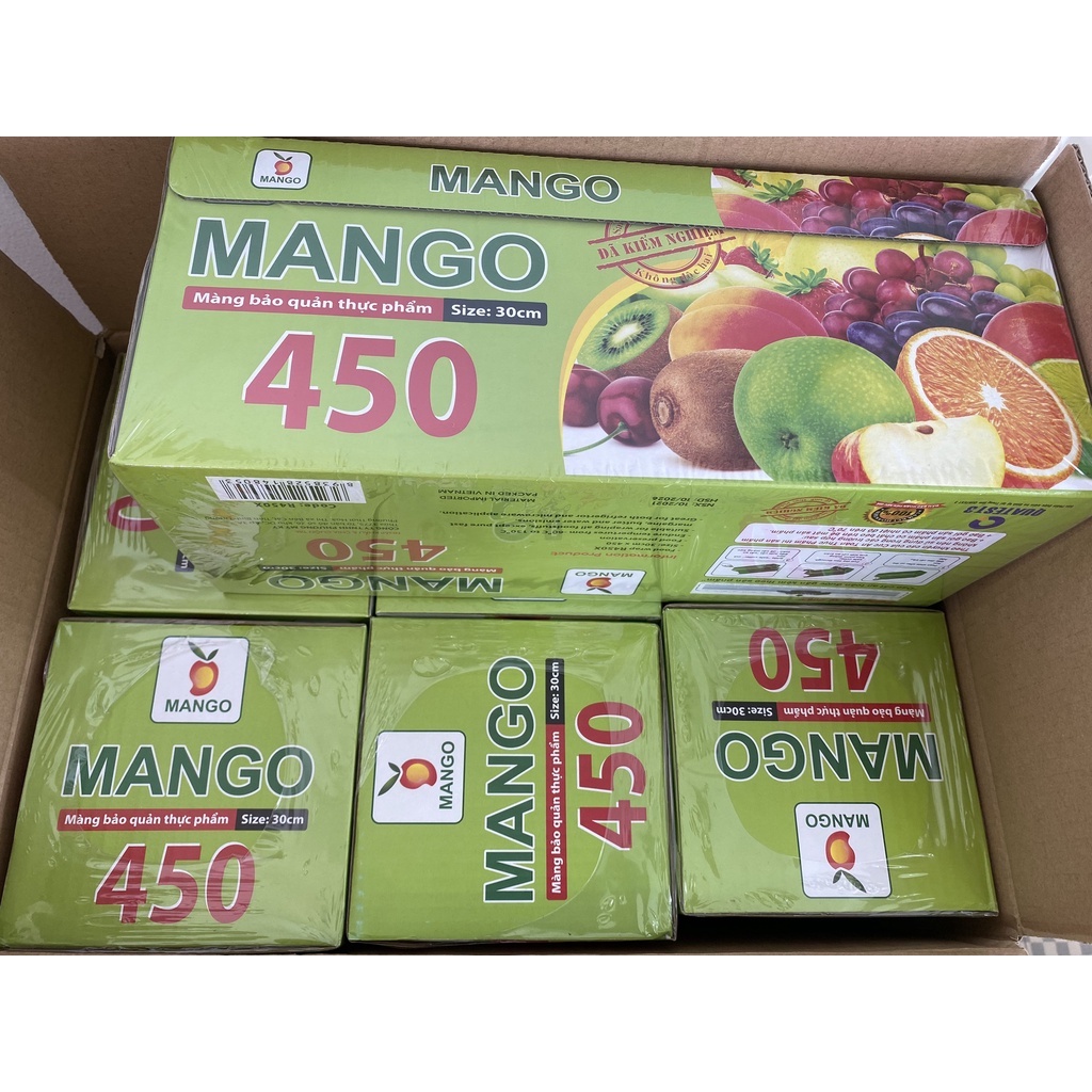 Màng co bọc thực phẩm MANGO( 30X250-400m ) - . Màng co bọc thực phẩm cuộn cao cấp hàng chính hãng, không chất độc hại