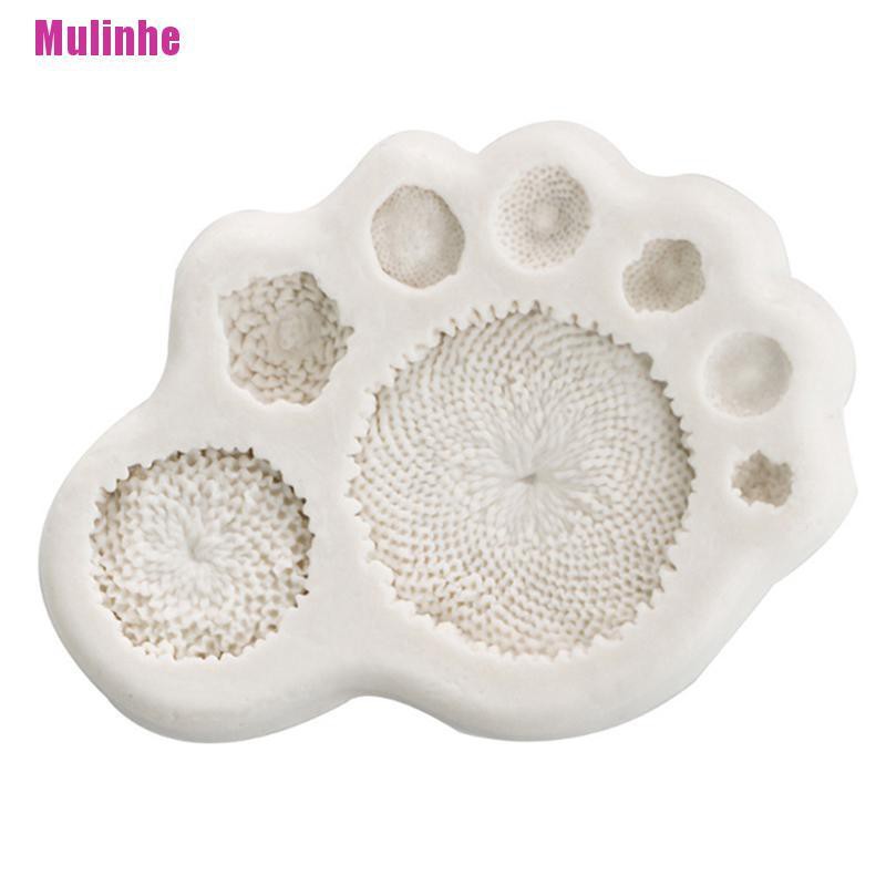 Khuôn Silicone Tạo Hình Hoa Hướng Dương Trang Trí Bánh Tiện Lợi