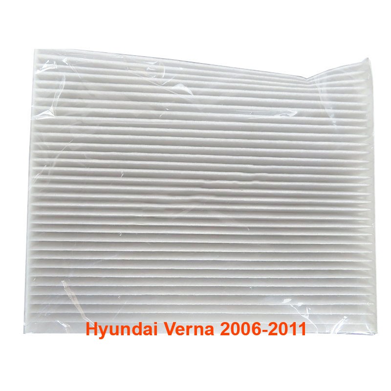 Lọc gió điều hòa AC0222 JS Asakashi dành cho Hyundai Verna 1.4 và 1.6 2006, 2007, 2008, 2009, 2010, 2011 08790-2H000A