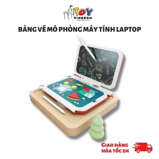 Đồ chơi máy tính laptop bảng vẽ tự xóa cao cấp