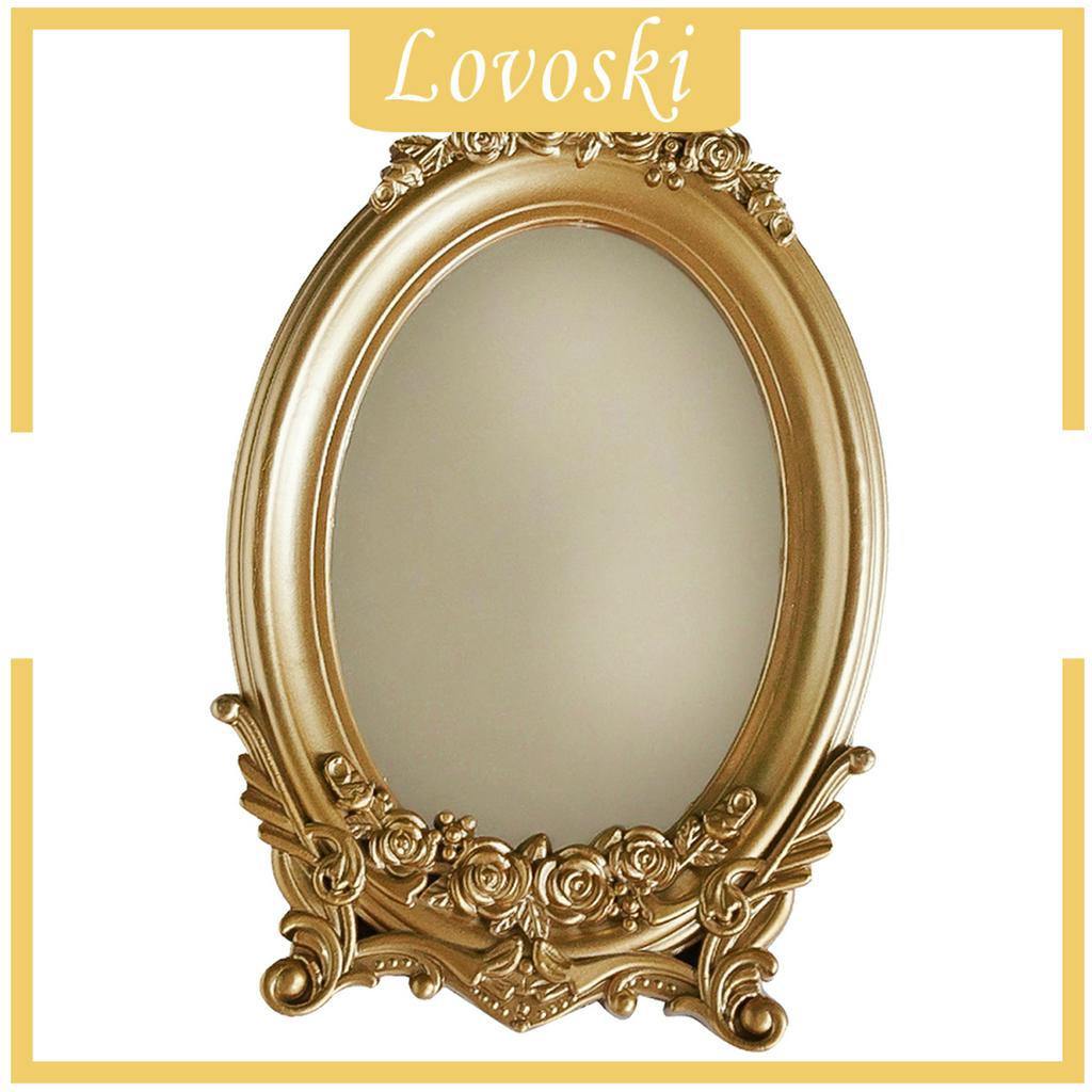 Khay Đựng Đồ Trang Điểm Có Gương Tiện Dụng Kích Thước 17x24cm