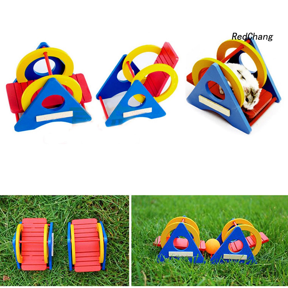 Bập bênh gỗ vui nhộn dành cho chuột hamster
