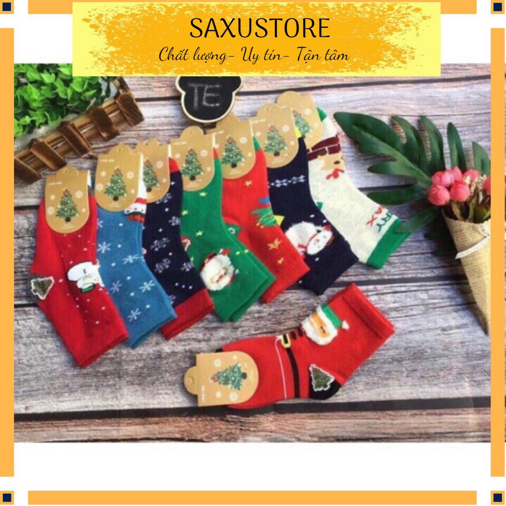5 Đôi tất Giáng Sinh Noel cho bé 1-9 tuổi đáng yêu