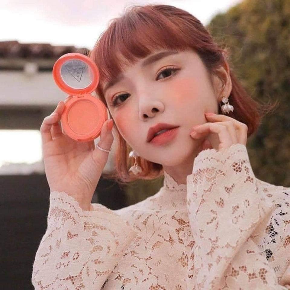 Phấn Má Hồng 3CE Face Blush Màu Full Of Charm Hồng Cam Đào