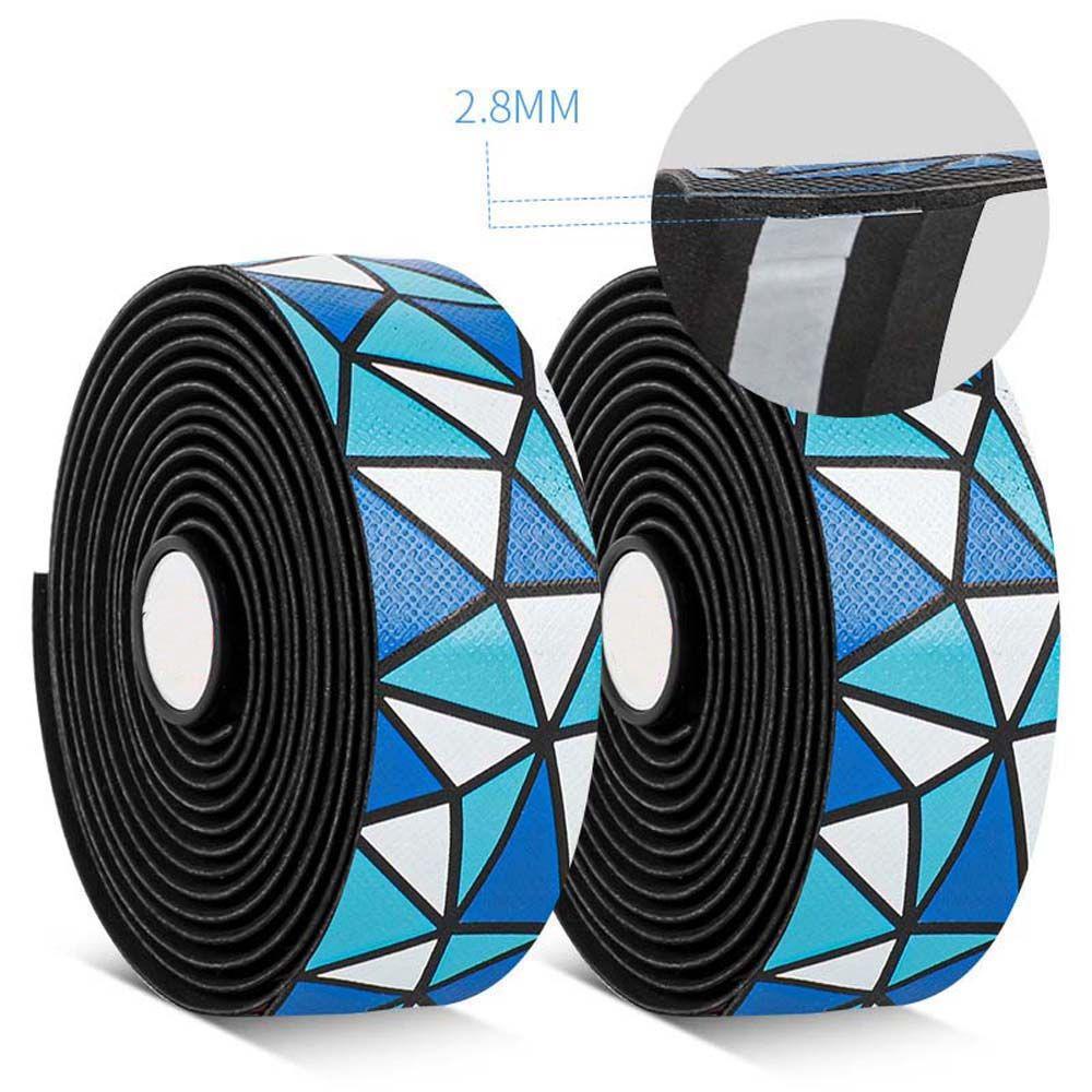 1 Cặp Băng Quấn Tay Lái Xe Đạp Bằng EVA + PU Chống Rung Chống Trượt Kèm 2 Nút Cắm