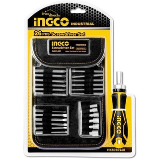 Bộ mũi vít 26 chi tiết ingco hksdb0268