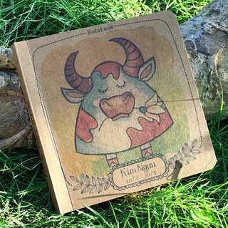 Notebook - 12 cung hoàng đạo - Kim ngưu (Giấy Kraft nâu)