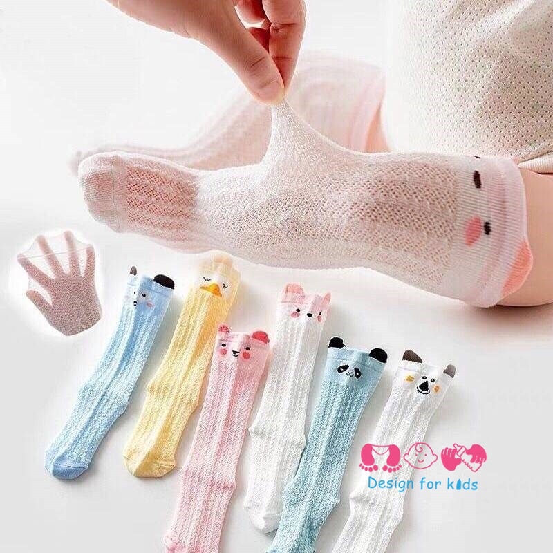 Tất lưới cao cổ chống muỗi, tất kết hợp cùng bộ body chip cho bé yêu