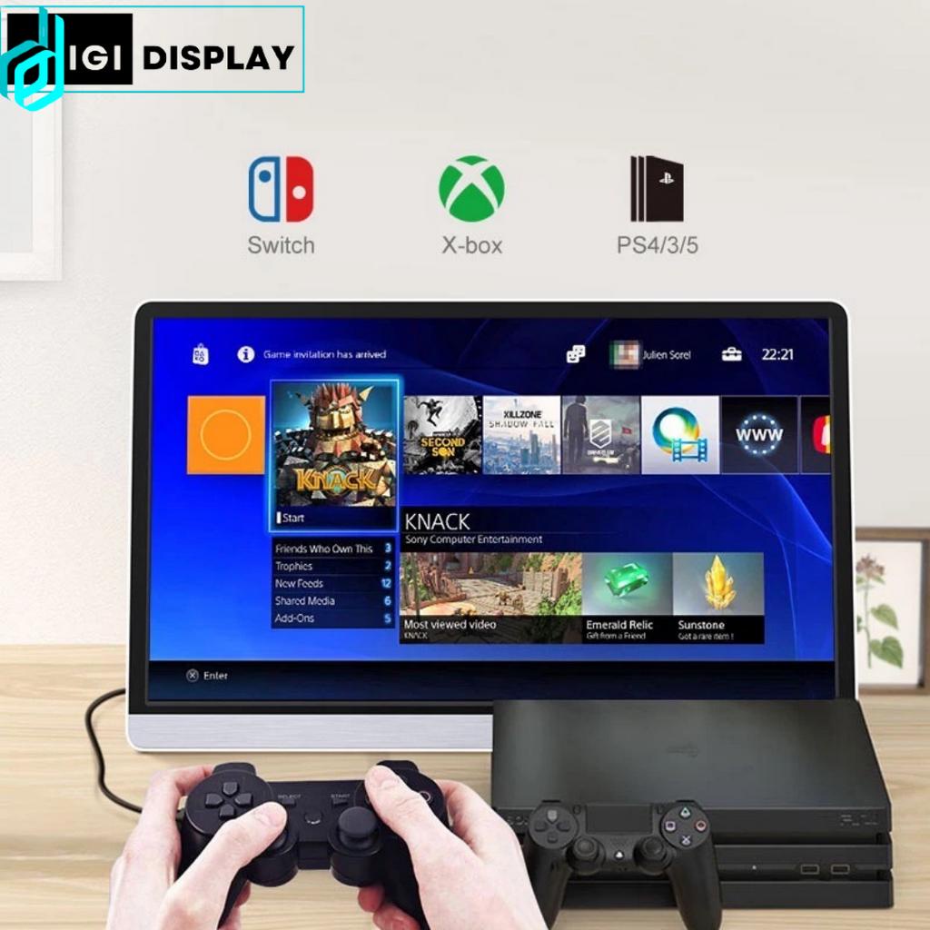 Màn Hình Di Động Cao Cấp FHD 16.1 Inch LED Backlit 100%sRGB - Hỗ trợ Iphone & Android Portable Monitor for Laptop