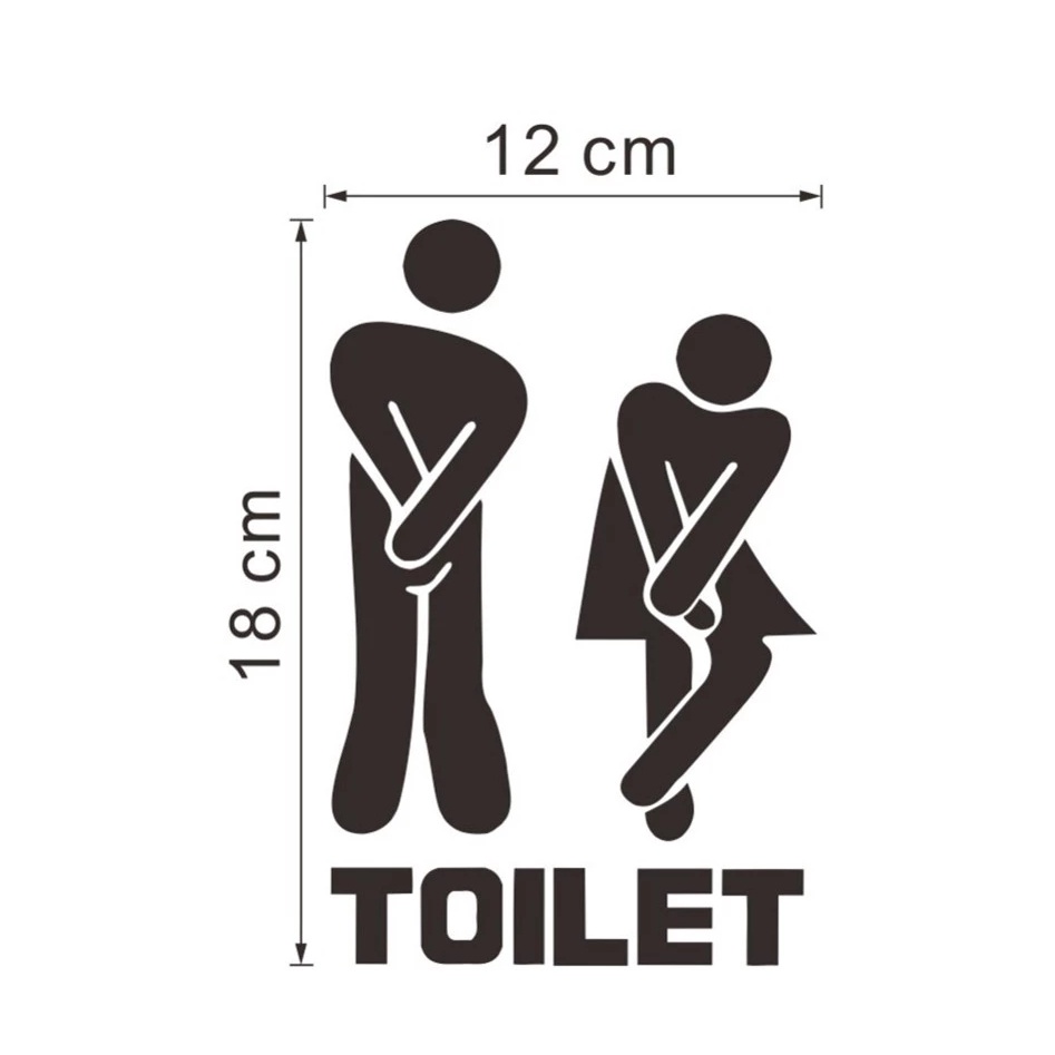 Miếng Dán Trang Trí Toilet Bằng PVC Tự Dính Chống Thấm Nước Có Thể Tháo Gỡ
