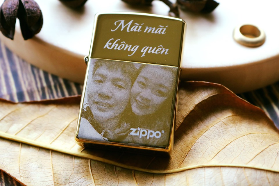 Vỏ Zippo USA Khắc Hình Theo Yêu Cầu - Mẫu 1