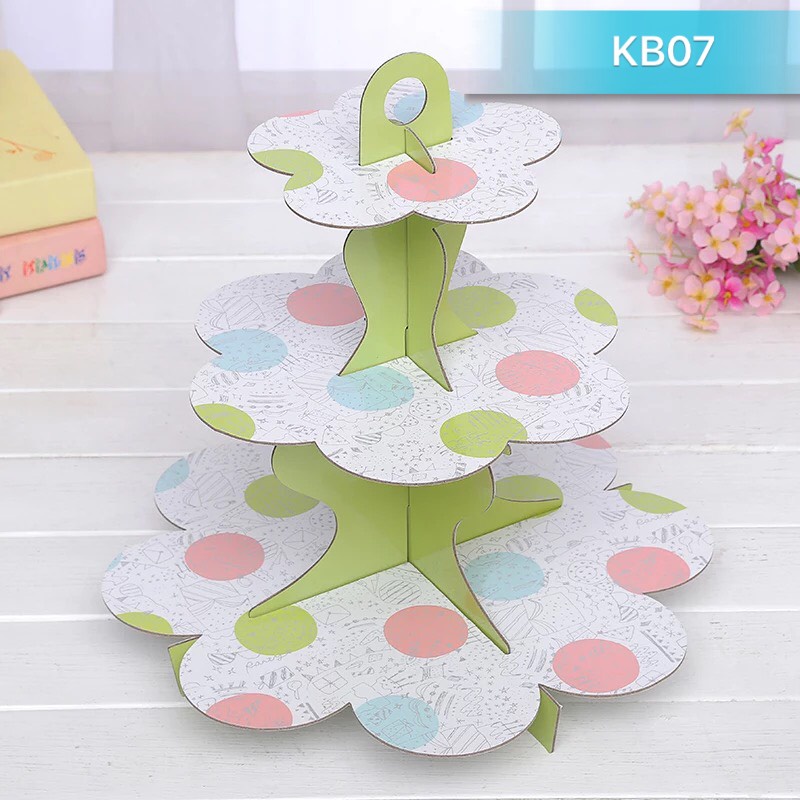(NHIỀU MẪU) Kệ Đựng Bánh Cupcake sinh nhật siêu xinh