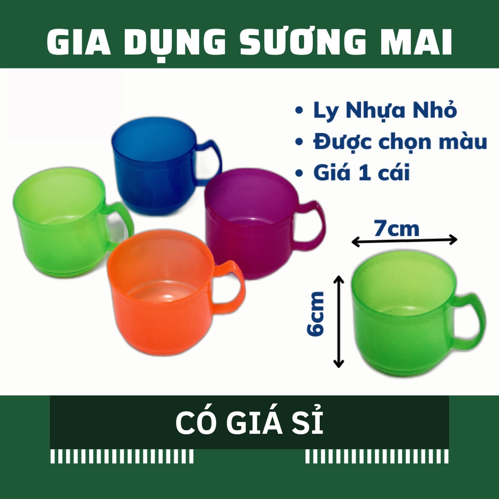 Ly Nhựa Nhỏ Uống Nước cho Trẻ em, Học Sinh Tiểu Học