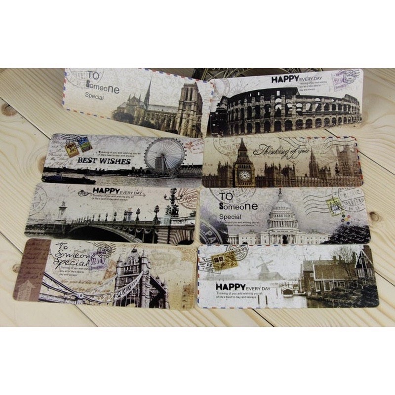Bookmark thiết kế Tour Eiffel Monument Vintage