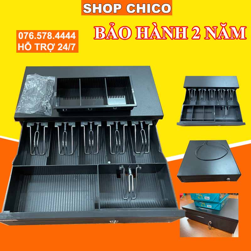 Két đựng tiền - két thu ngân Sakamo SK408 Chính hãng giá siêu rẻ bảo hành 12 tháng 1 đổi 1