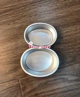 Khuôn Oval bầu dục nhôm đúc Bạc MINI