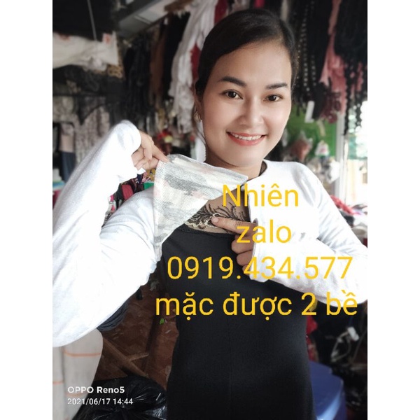 TAY ÁO Ủ KEM CHỐNG NẮNG  MAY 2 LỚP RẤT KỸ