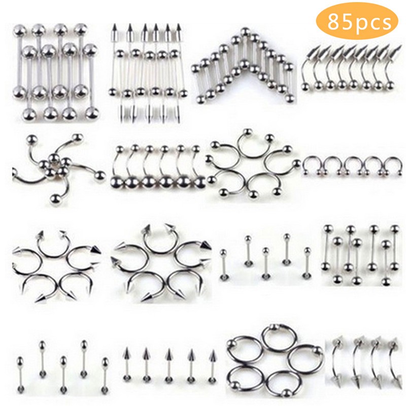 Set 85 khuyên đeo cơ thể cá tính