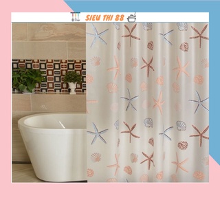 Rèm Cửa Nhà Tắm Họa Tiết Bắt Mắt 1761 180X180CM