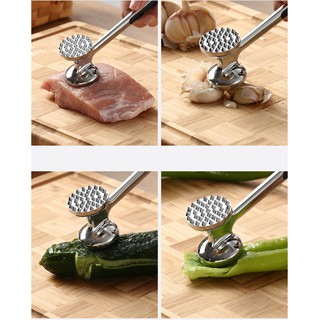 Búa đập thịt 2 đầu inox - 22x5.5cm