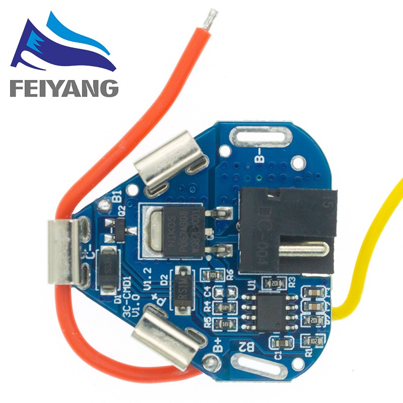 Bảng mạch pin Lithium 3s 10.8v 12.6v 40a Bms 18650 Bms cho tuốc nơ vít Shura Shurika 3s 12v
