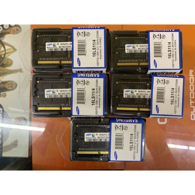 Sodimm Ddr3 4gb Samsung Pc3L 12800