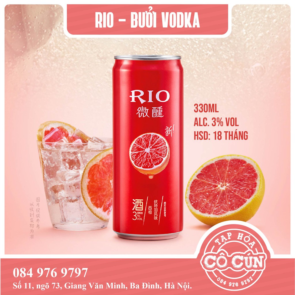 [COMBO] Nước hoa quả lên men RIO được chọn vị