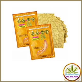 Cao dán hồng sâm Hàn Quốc Himena (20 miếng dán)