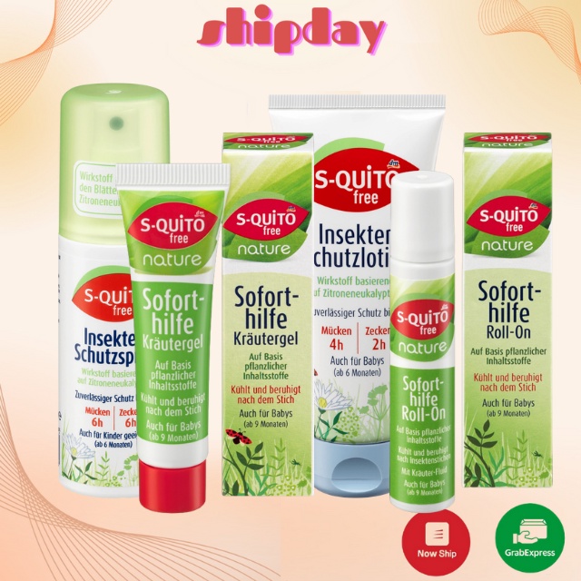Kem chống muỗi và côn trùng Squito Free  của Đức