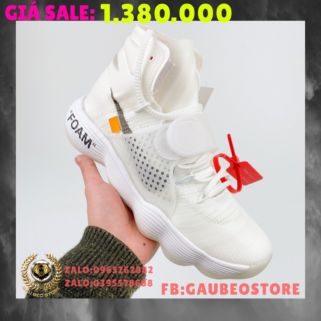 📦 FULLBOX 🌐 ORDER 🎀 SALE 50% 🎀 💯 ẢNH THẬT 🏷 Off-White x Nike REACT Hyperdunk 🏷 👟 GIÀY NAM NỮ 👟