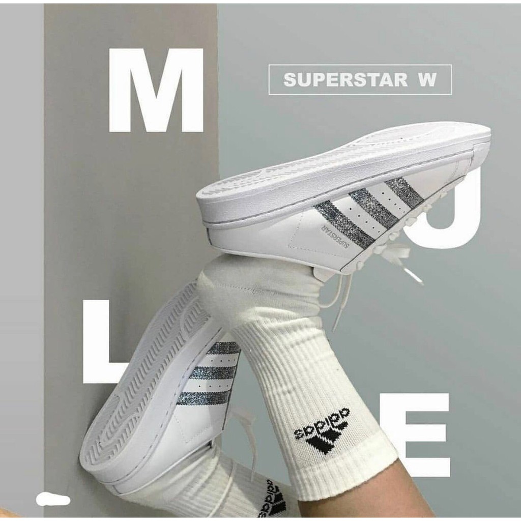 [AUTHENTIC 100%] Giày sục Adidas Superstar Mule W chính hãng sale SẴN