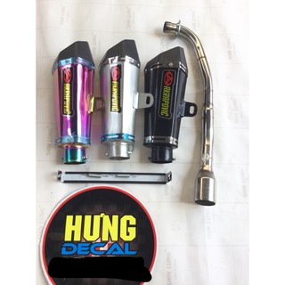 Pô Akapovic cổ wave, cup, dream, 67, axelo, exciter 50cc,...