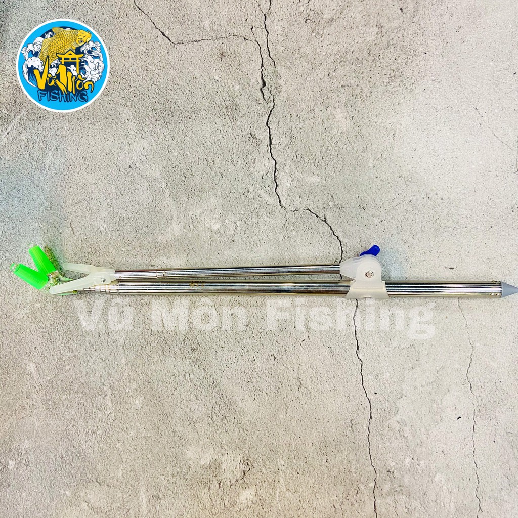 Chống Cần Câu Cá Dã Ngoại Inox ZinPin Có Chân Cắm Đất 2m1 - Vũ Môn Fishing