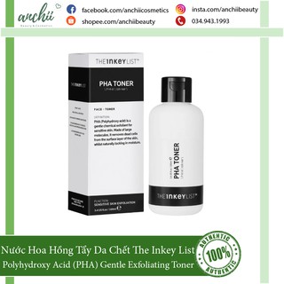 [TOP 1 UY TÍN] Toner Tẩy Da Chết nhẹ The Inkey List Polyhydroxy Acid (PHA) Gentle Exfoliating
