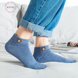 Tất gấu cổ ngắn đủ màu