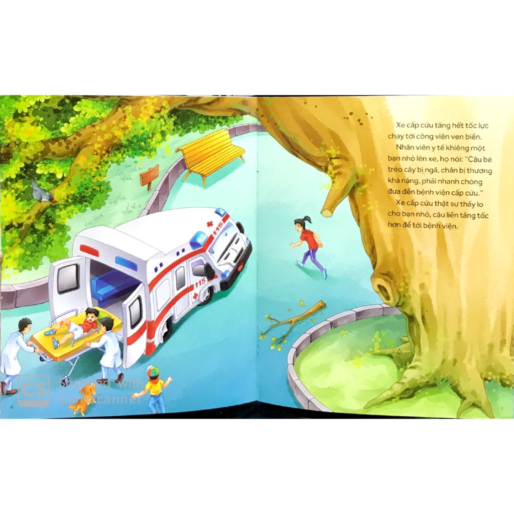 Sách - Những Chiếc Xe Hiệp Sĩ: Cảm Ơn Xe Cấp Cứu