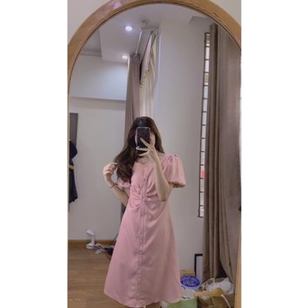 Váy Maxi Dúm Hồng Pastel, Đầm maxi, hàng loại 1 | BigBuy360 - bigbuy360.vn
