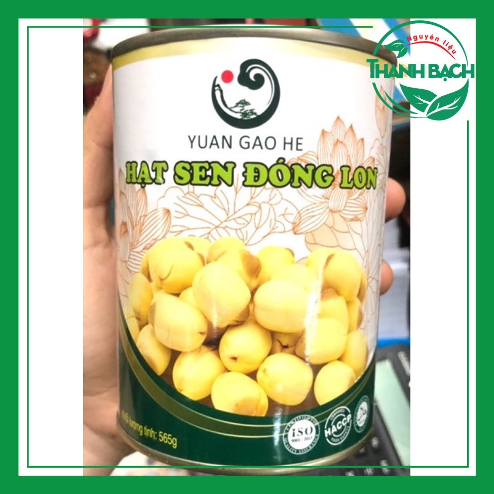 Hạt sen đóng lon hiệu Yuan Gao He 656gr